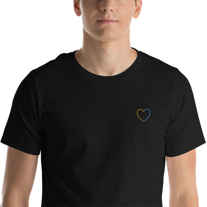 Love to Ukraine Embroidered T-shirt